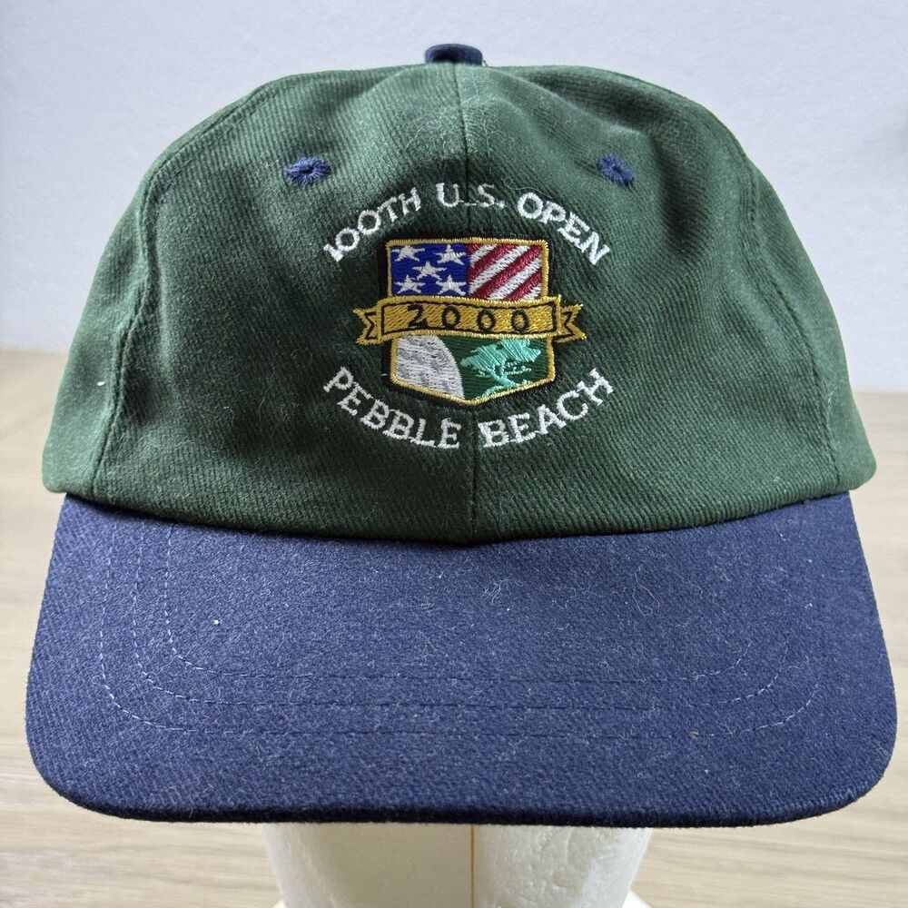 USGA Member Cap Hat Pebble Beach 100th US Open 2000 Vintage Y2K Tiger Winner